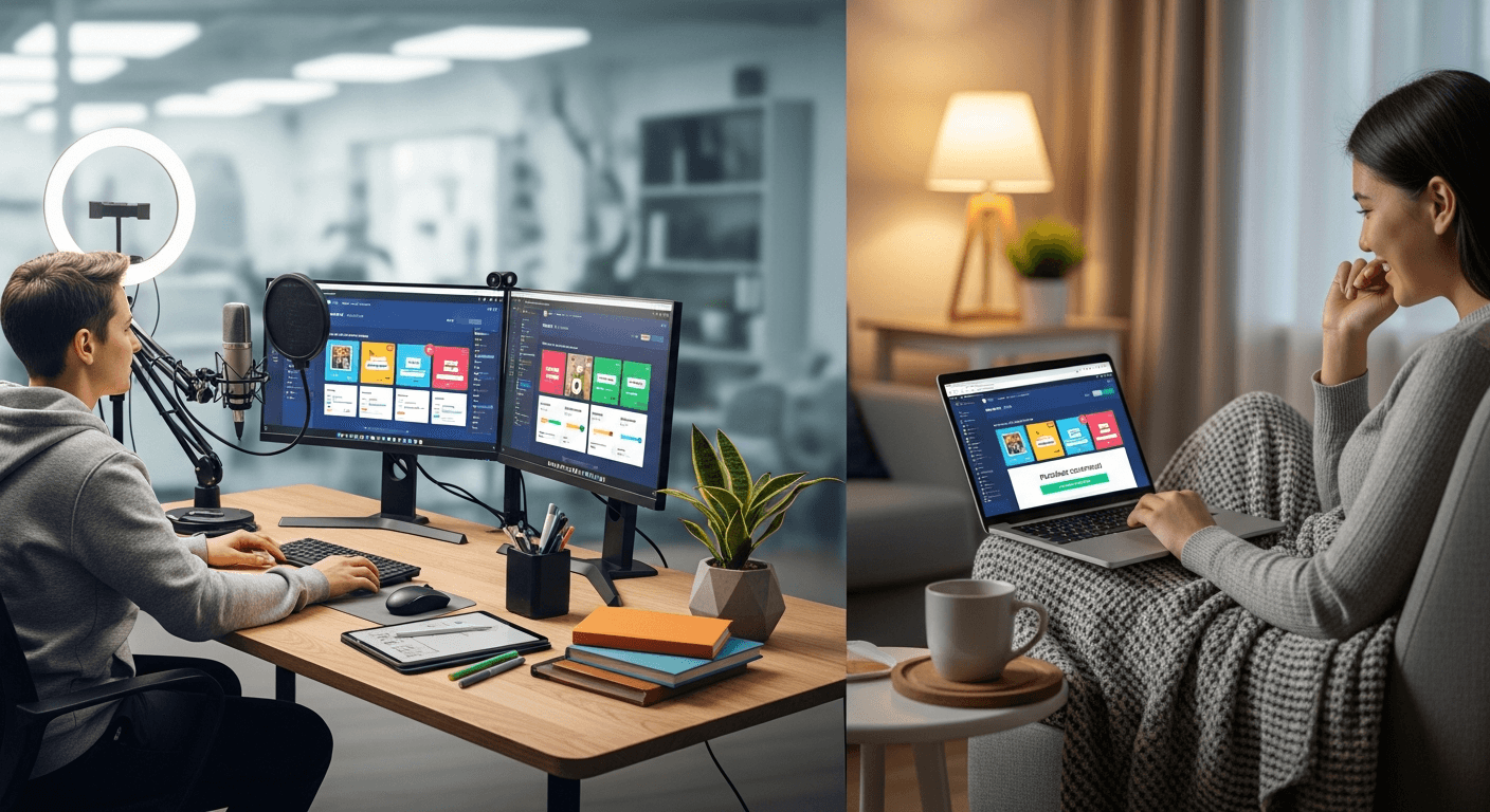 Digital Products — business owner and customer interaction