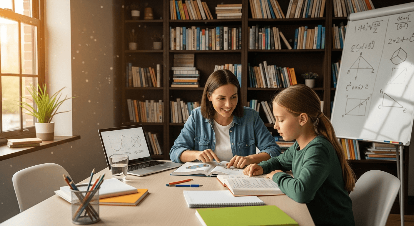 Tutoring & Education — business owner and customer interaction