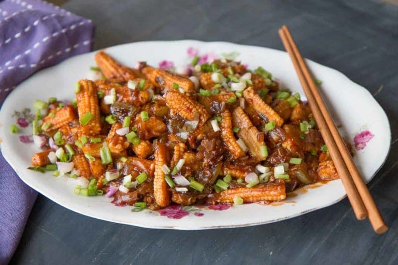 Baby Corn Manchurian